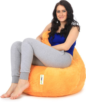 

Can bean bags XXXL Bean Bag Cover (Without Beans)(Orange)
