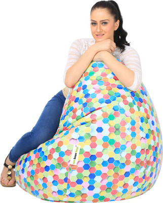 

Can bean bags XXXL Bean Bag Cover (Without Beans)(Multicolor)