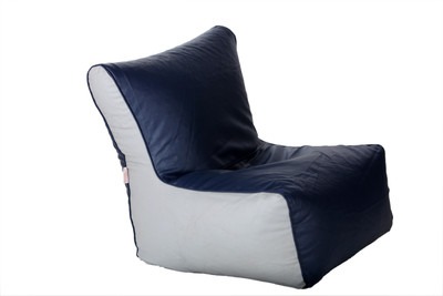 

Comfy Bean Bags XL Bean Chair Cover (Without Beans)(Blue, Grey)