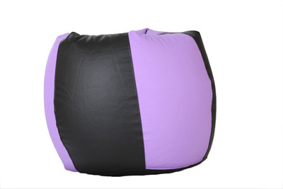

Comfy Bean Bags XXL Bean Bag Cover (Without Beans)(Black, Purple)