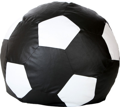 

Comfy Bean Bags XXL Bean Bag Cover (Without Beans)(Black, White)