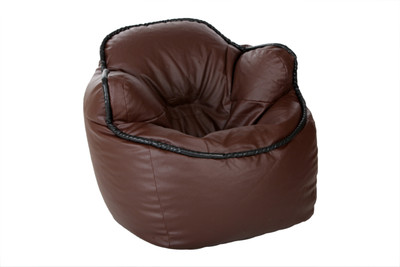 

Comfy Bean Bags Large Bean Bag Cover (Without Beans)(Brown, Black)