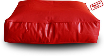 28% OFF on STYLE HOMEZ XL Pouffe Bean Bag Cover (Without Beans)(Red)