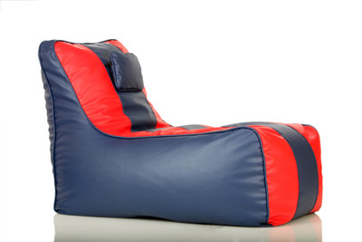 

Comfy Bean Bags Large Lounger Bean Bag Cover (Without Beans)(Blue, Red)