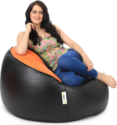 

Can bean bags XXXL Bean Bag Cover (Without Beans)(Orange)