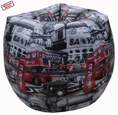 56% OFF on Fun ON XXXL Teardrop Bean Bag Cover (Without Beans)(Multicolor)