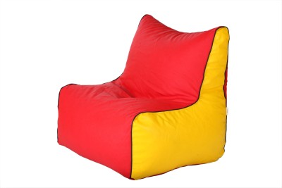 

Comfy Bean Bags XXL Bean Chair Cover (Without Beans)(Red, Yellow)