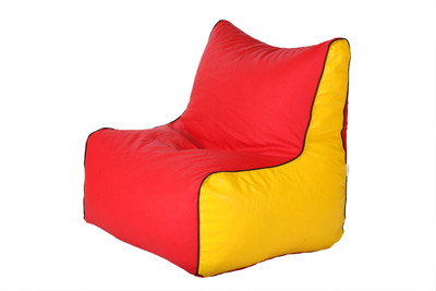

Comfy Bean Bags XL Bean Chair Cover (Without Beans)(Red, Yellow)