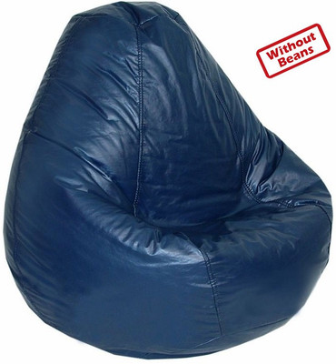 61% OFF on Fab Homez XXL Tear Drop Bean Bag Cover  (Without Beans)(Blue)
