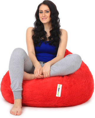 

Can bean bags XXXL Bean Bag Cover (Without Beans)(Red)
