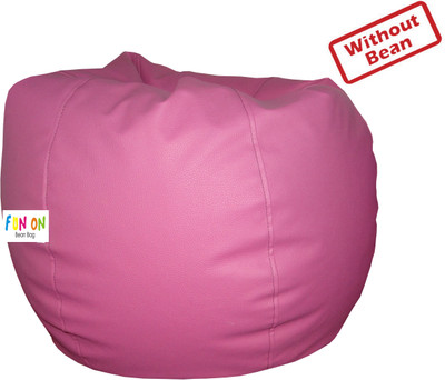 Fun ON XL Tear Drop Bean Bag Cover (Without Beans)(Pink)