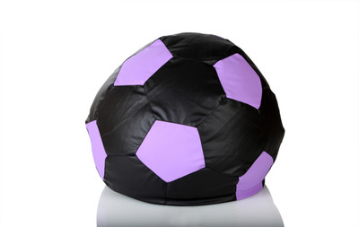 

Comfy Bean Bags XXXL Teardrop Bean Bag Cover (Without Beans)(Black, Purple)