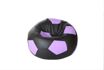 

Comfy Bean Bags XXXL Bean Bag Cover (Without Beans)(Black, Purple)