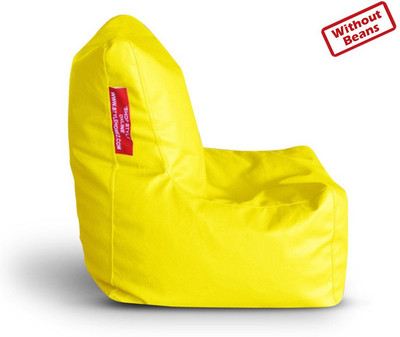 36% OFF on STYLE HOMEZ Large Chair Bean Bag Cover (Without Beans)(Yellow)