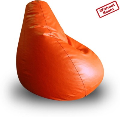 Style Homez XL Teardrop Bean Bag Cover  (Without Beans)(Orange) at flipkart