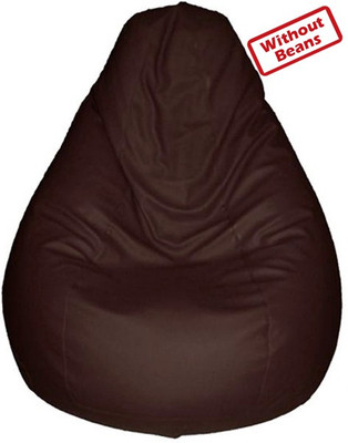 Fab Homez XXXL Tear Drop Bean Bag Cover (Without Beans)(Brown) Fab Homez XXXL Tear Drop Bean Bag Cover (Without Beans)(Brown)