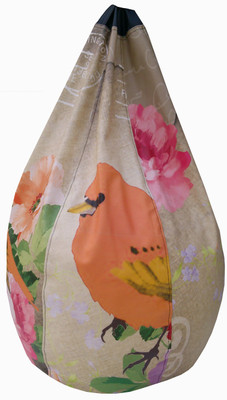 Fun ON XXL Tear Drop Bean Bag Cover (Without Beans)(Multicolor)