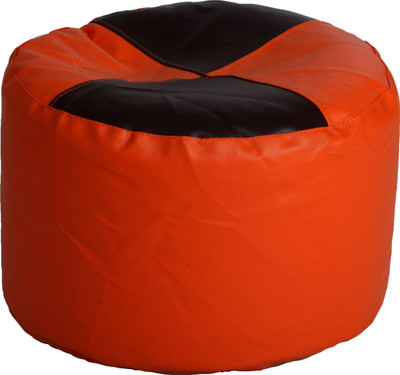 The Bean House XL Bean Bag Cover (Without Beans)(Black, Orange) available at flipkart for Rs.299