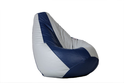

Comfy Bean Bags XL Bean Bag Cover (Without Beans)(Blue, Grey)