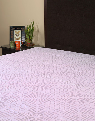 

Rajrang Cotton Double Bed Cover(Pink)