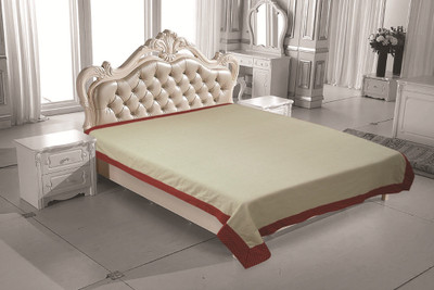 

Elan Cotton Queen Bed Cover(Beige)