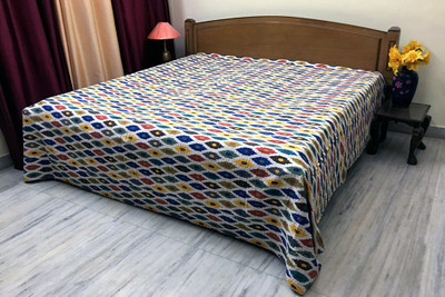 

Stylo Culture Cotton Double Bed Spread(White)