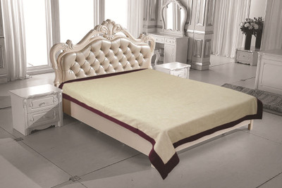 

Elan Cotton Queen Bed Cover(Beige)