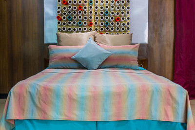

MABA Polycotton Double Bed Cover(Multicolor)