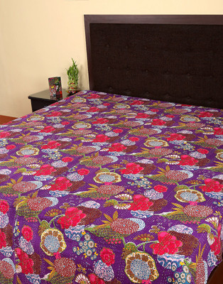 

Rajrang Cotton Double Bed Cover(Multicolor)