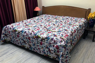 

Stylo Culture Cotton Double Bed Spread(White)
