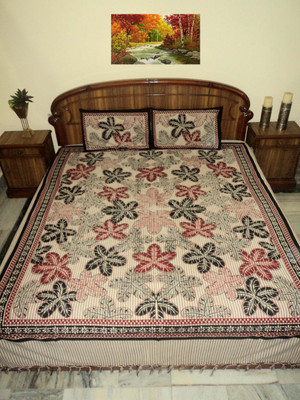 

Amita Home Furnishing Cotton Queen Bed Cover(Multicolor)