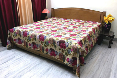 

Stylo Culture Cotton Double Bed Spread(Beige)