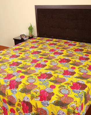 

Rajrang Cotton Double Bed Cover(Multicolor)