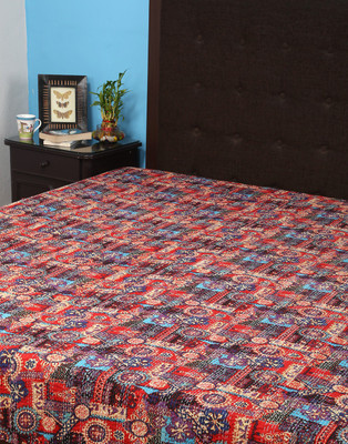 

Rajrang Cotton Double Bed Cover(Multicolor)