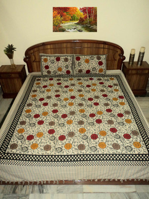 

Amita Home Furnishing Cotton Queen Bed Cover(Multicolor)