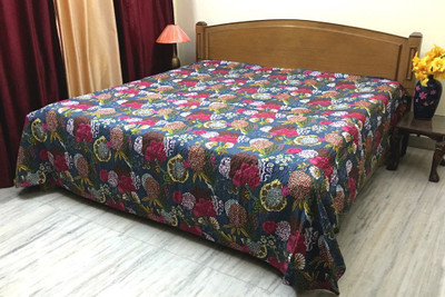 

Stylo Culture Cotton Double Bed Spread(Grey)