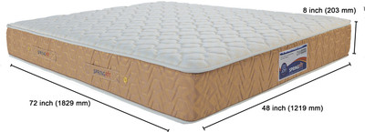 

Springfit DXPLATINUM 8 inch Single Pocket Spring Mattress