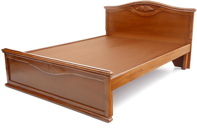 

Furnicity Engineered Wood Queen Bed(Finish Color - Tan)