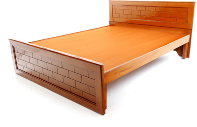 

Furnicity Engineered Wood King Bed(Finish Color - Tan)