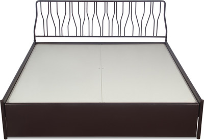 

Godrej Interio Liva Metal King Bed With Storage(Finish Color - Wine Red)