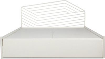 

Godrej Interio Liva illusion Metal Queen Bed With Storage(Finish Color - White)