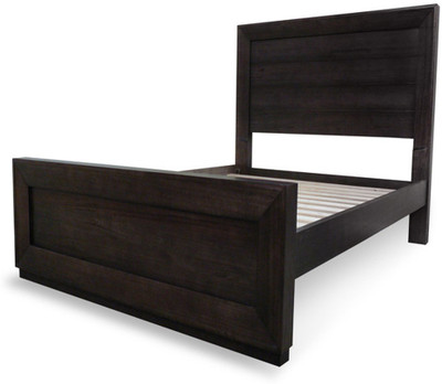 

Tezerac Solid Wood Queen Bed(Finish Color - walnut)