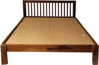 

Tezerac Solid Wood Queen Bed(Finish Color - Natural)