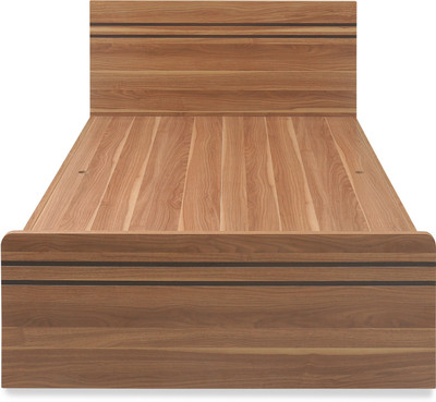 

@home by Nilkamal Mike Engineered Wood Single Bed With Storage(Finish Color - Light Walnut)