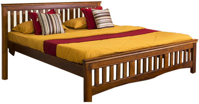 

Evok Marko Solid Wood Queen Bed(Finish Color - Honey)