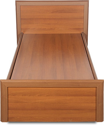 Godrej Interio Adriana Engineered Wood Single Bed(Finish Color - Walnut)