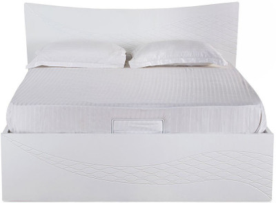 

@home by Nilkamal Vienna Engineered Wood King Bed With Storage(Finish Color - White)
