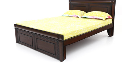 

Furnicity Engineered Wood Queen Bed(Finish Color - Walnut)