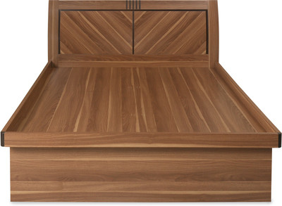 

@home by Nilkamal Volta Engineered Wood Queen Bed With Storage(Finish Color - Light Walnut)