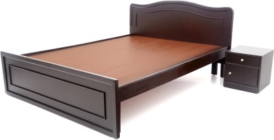 

Furnicity Engineered Wood Queen Bed(Finish Color - Wenge)